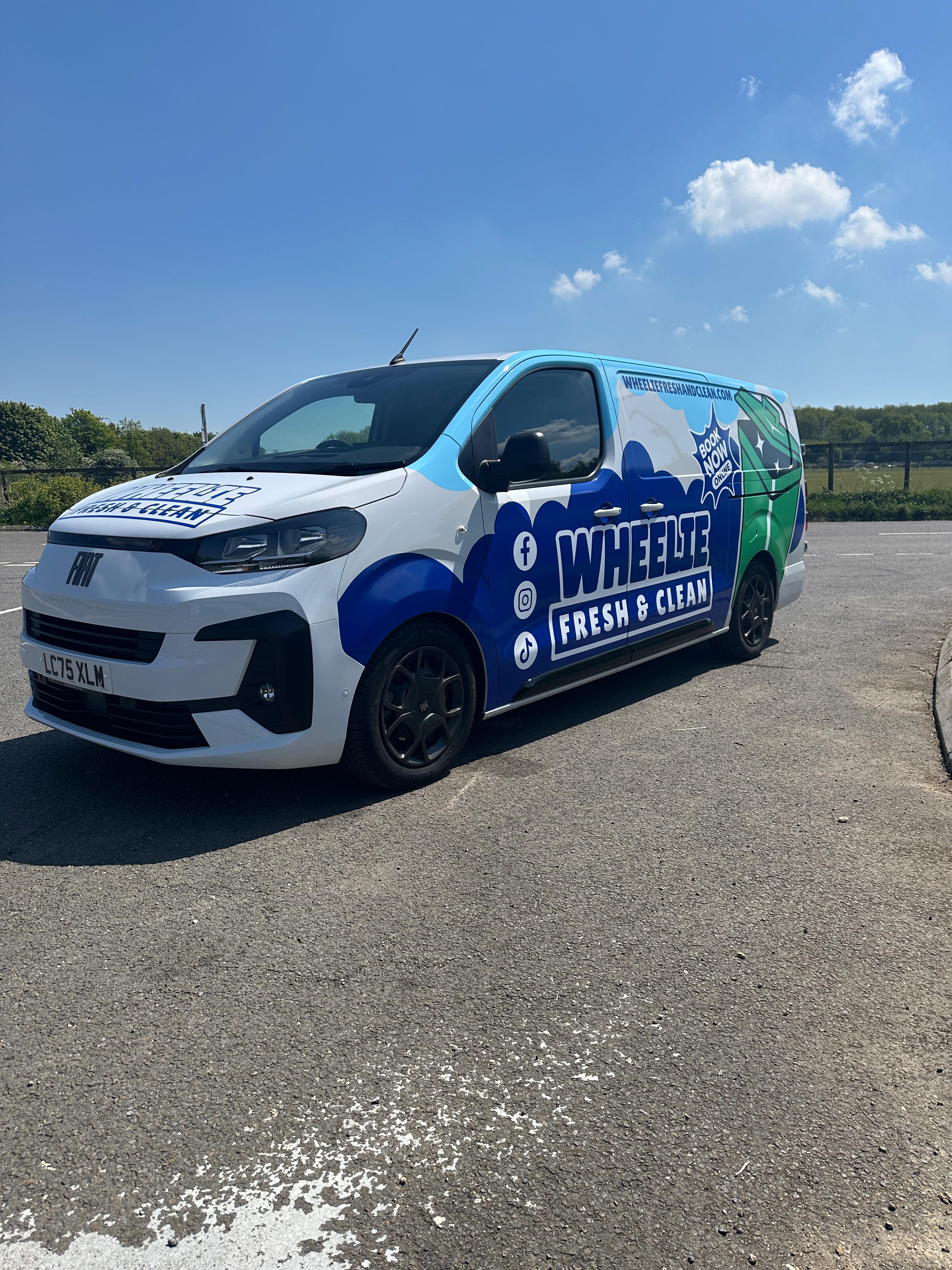The Wheelie Fresh & Clean van